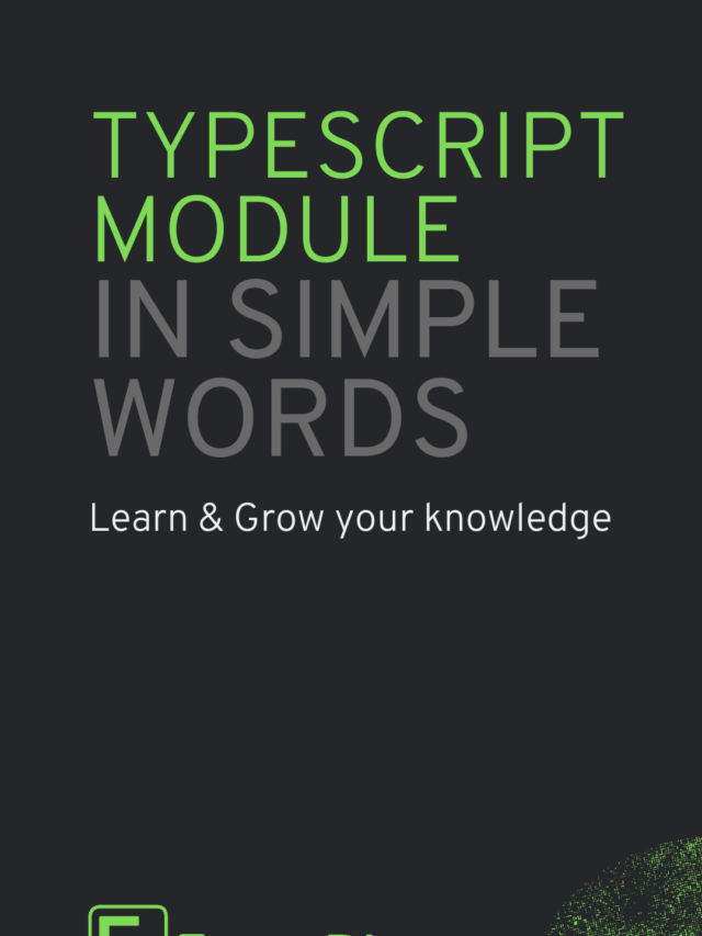 Typescript Module in simple words